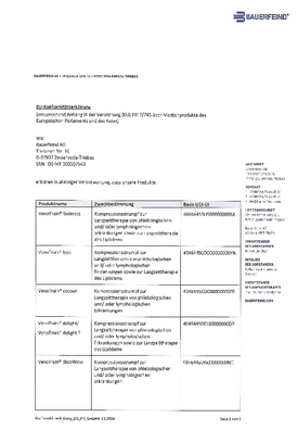 Konformitätserklärung - Phlebologie