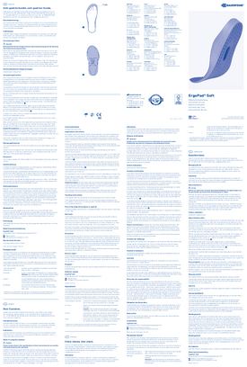 Instructions for use - ErgoPad Soft