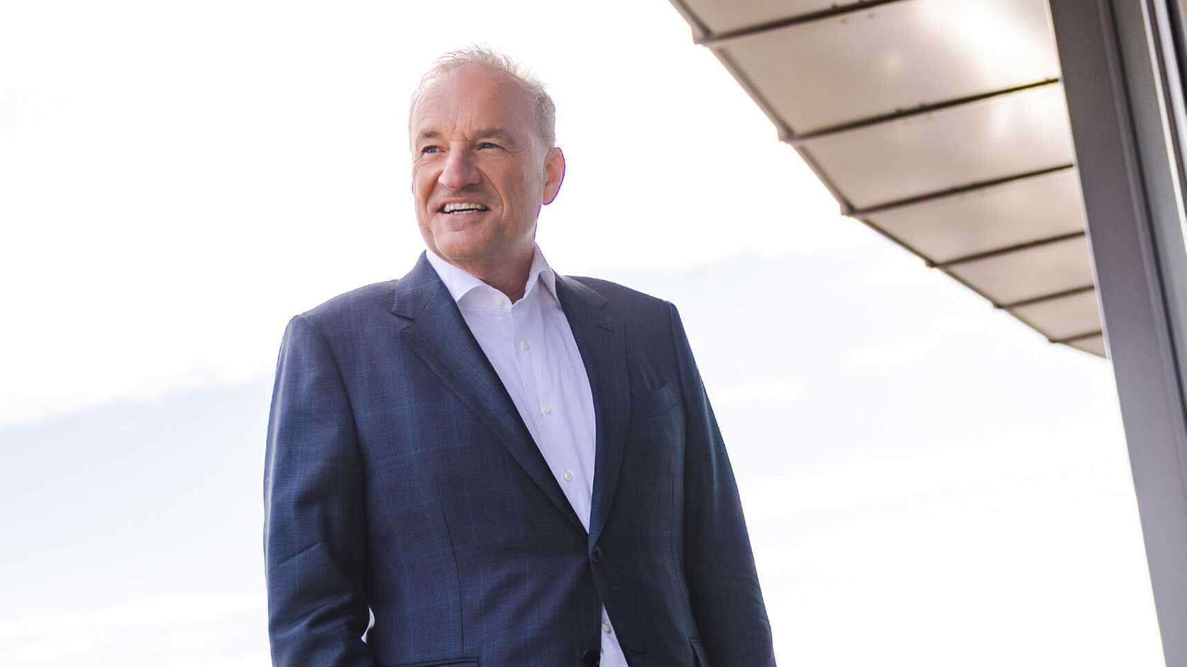 Portrait des Bauerfeind CEO Rainer Berthan