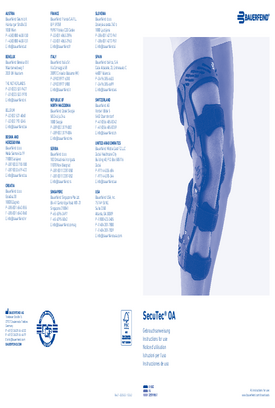 Instructions for use - SecuTec OA
