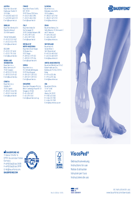 Instructions for use - ViscoPed