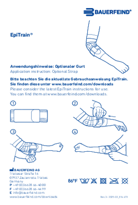 Instructions for use - EpiTrain - Additional part