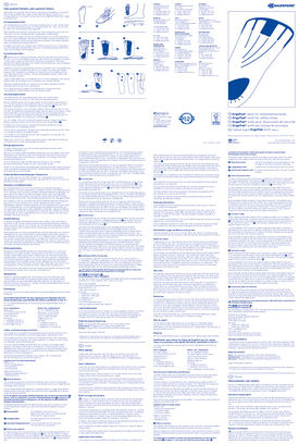 Instructions for use - ErgoPad work for safety shoes
